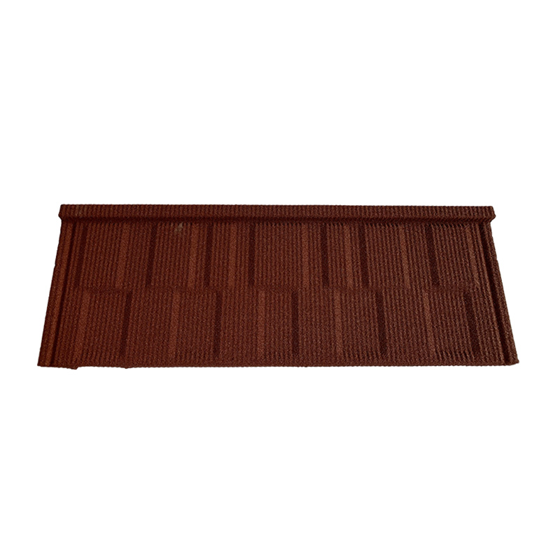 方格彩石金属瓦