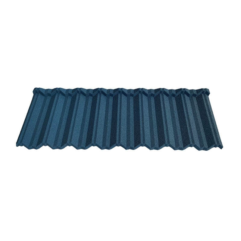 斜边彩石金属瓦