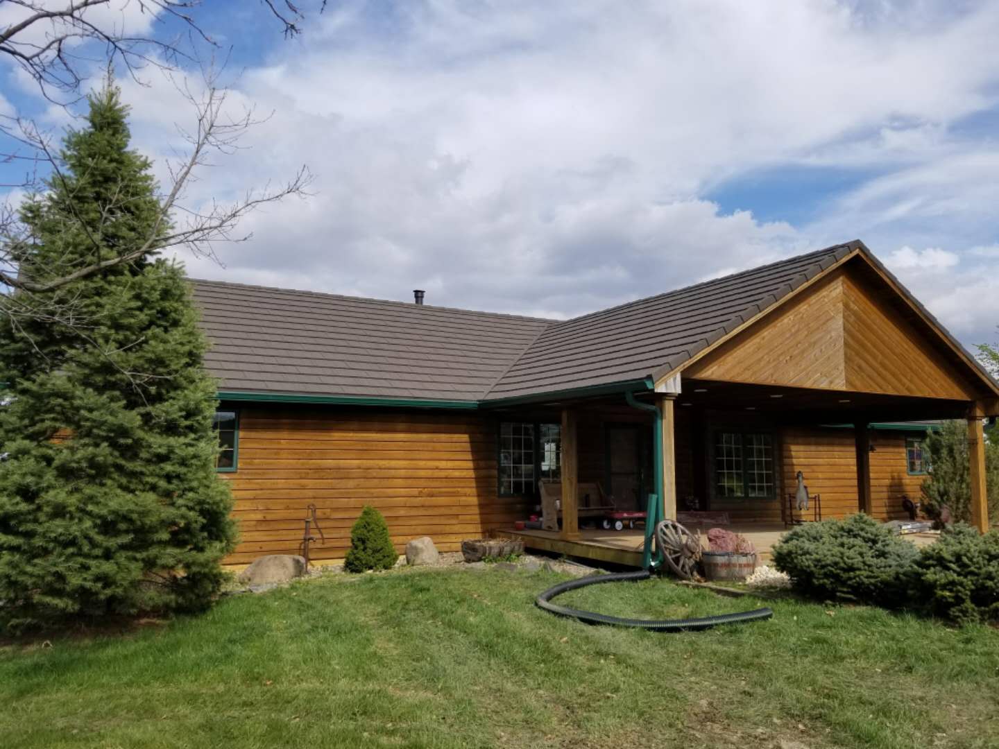 彩石瓦 现在屋面用的瓦